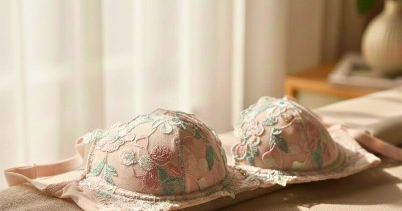 穏やかな朝の光に包まれたランジェリーのシルクとレースの質感、心が少し軽くなるご褒美時間