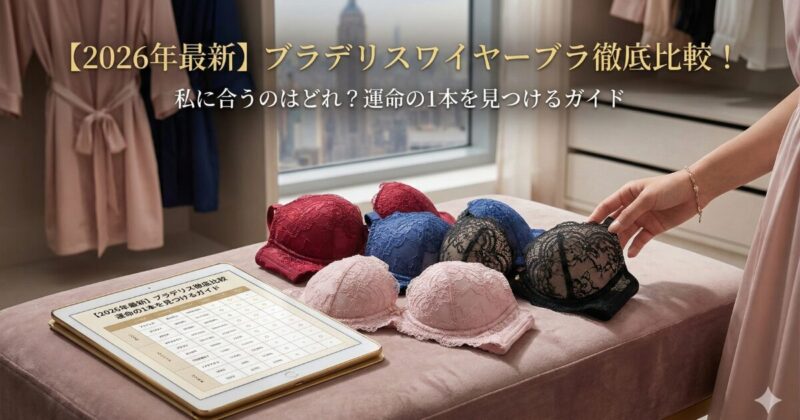 【2026年最新】ブラデリスニューヨークのワイヤーブラ徹底比較｜ステップ別・悩み別の選び方ガイド